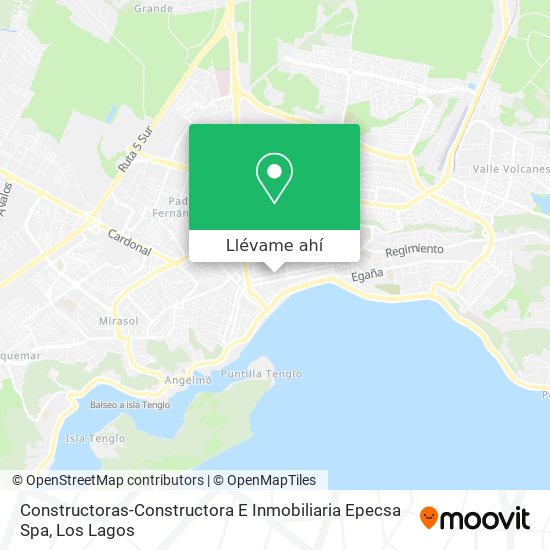 Mapa de Constructoras-Constructora E Inmobiliaria Epecsa Spa