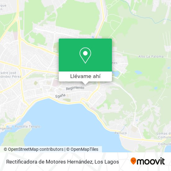 Mapa de Rectificadora de Motores Hernández