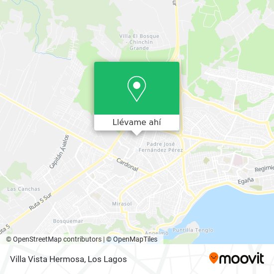 Mapa de Villa Vista Hermosa