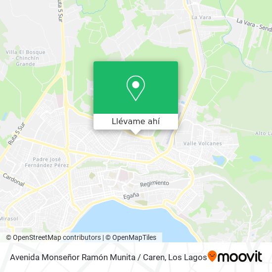 Mapa de Avenida Monseñor Ramón Munita / Caren