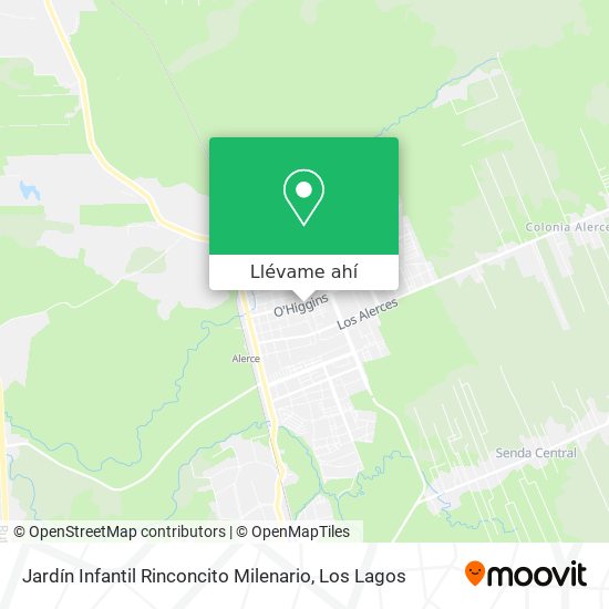 Mapa de Jardín Infantil Rinconcito Milenario