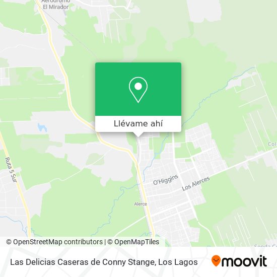 Mapa de Las Delicias Caseras de Conny Stange