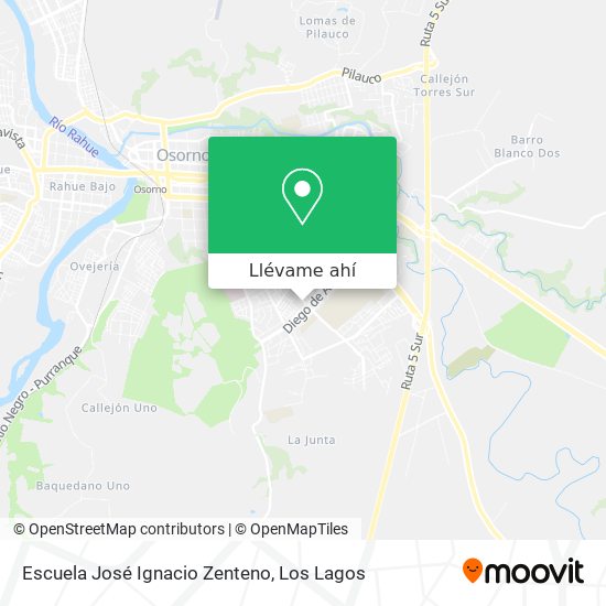 Mapa de Escuela José Ignacio Zenteno