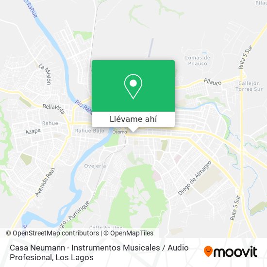 Mapa de Casa Neumann - Instrumentos Musicales / Audio Profesional