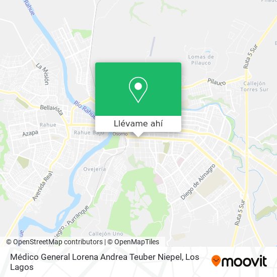 Mapa de Médico General Lorena Andrea Teuber Niepel