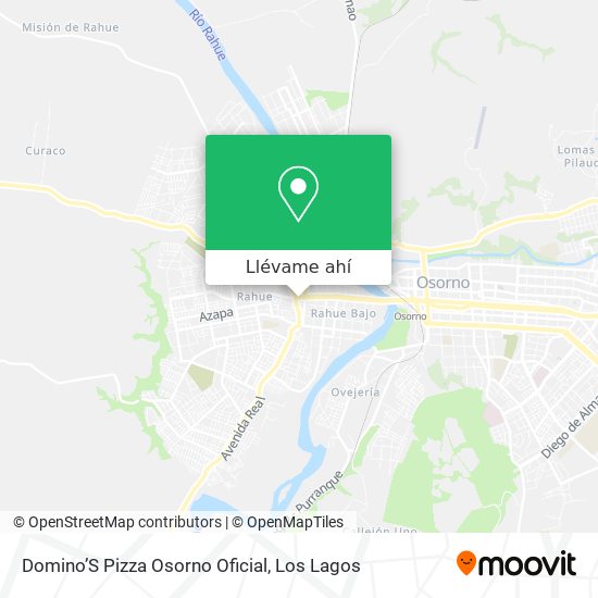 Mapa de Domino’S Pizza Osorno Oficial