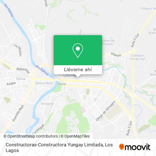 Mapa de Constructoras-Constructora Yungay Limitada