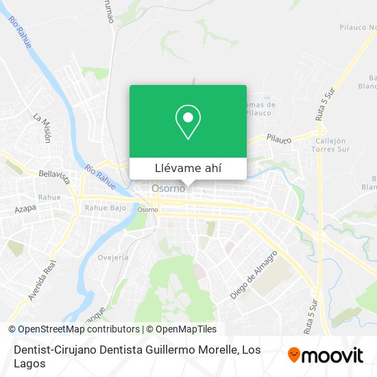 Mapa de Dentist-Cirujano Dentista Guillermo Morelle