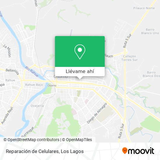 Mapa de Reparación de Celulares