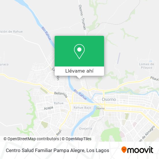 Mapa de Centro Salud Familiar Pampa Alegre