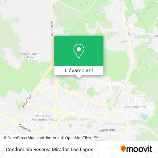 Mapa de Condominio Reserva Mirador