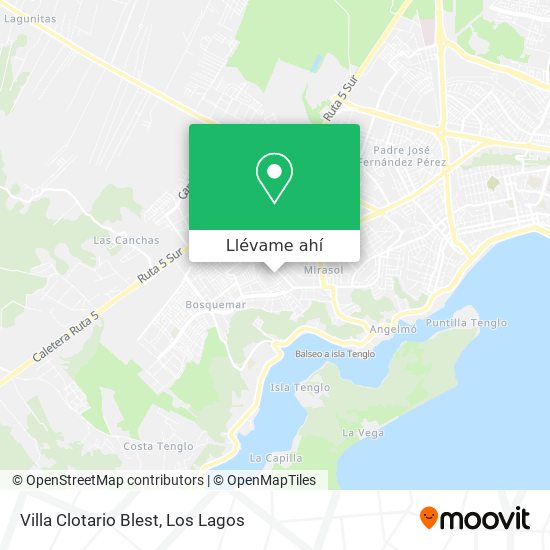 Mapa de Villa Clotario Blest