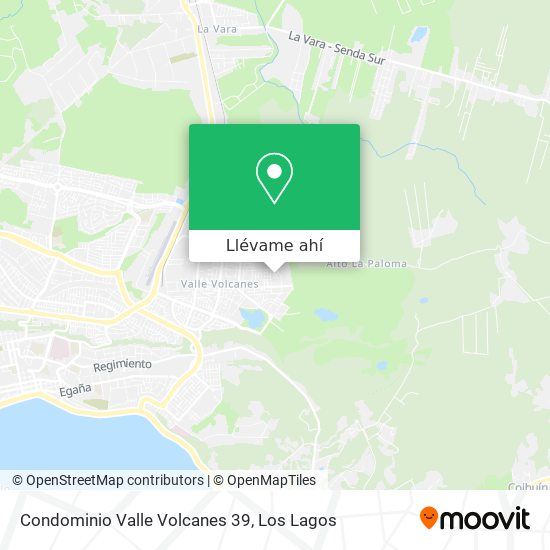 Mapa de Condominio Valle Volcanes 39
