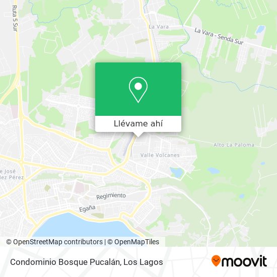 Mapa de Condominio Bosque Pucalán