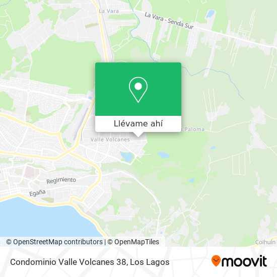 Mapa de Condominio Valle Volcanes 38