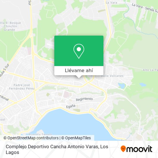 Mapa de Complejo Deportivo Cancha Antonio Varas