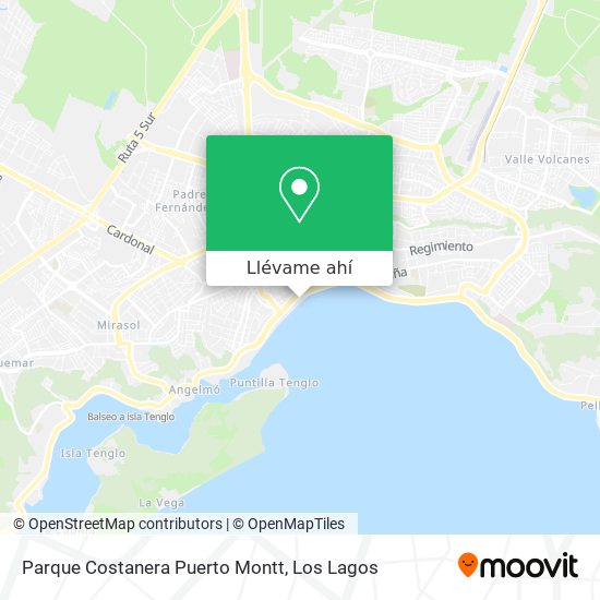 Mapa de Parque Costanera Puerto Montt