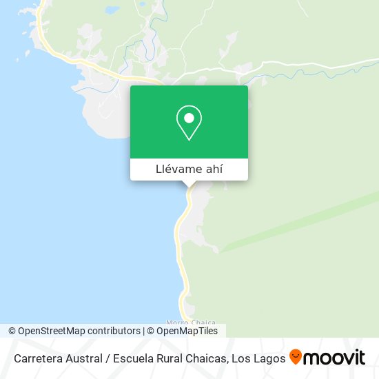 Mapa de Carretera Austral / Escuela Rural Chaicas