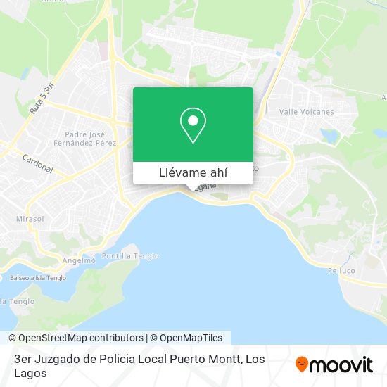 Mapa de 3er Juzgado de Policia Local Puerto Montt