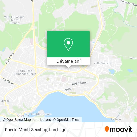Mapa de Puerto Montt Sexshop
