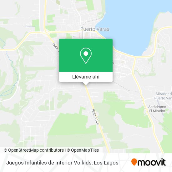 Mapa de Juegos Infantiles de Interior Volkids