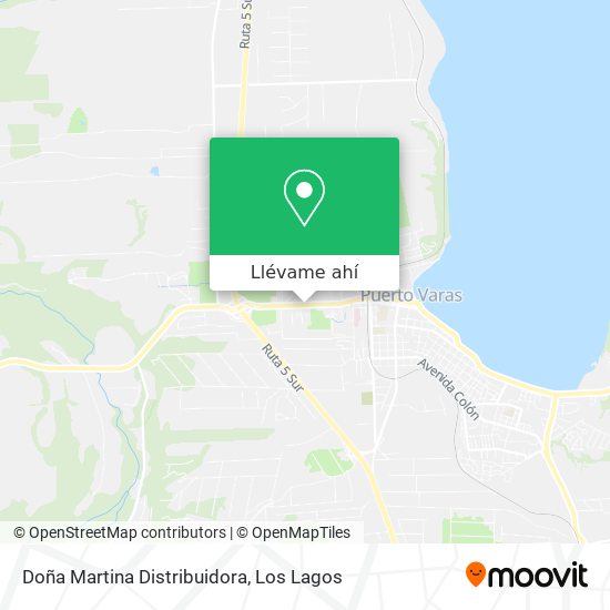 Mapa de Doña Martina Distribuidora