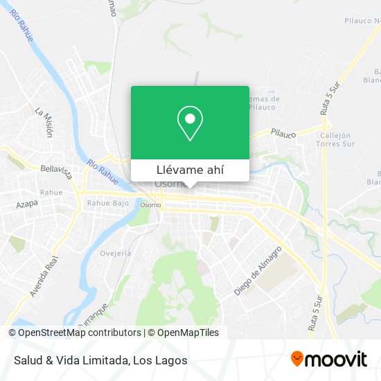 Mapa de Salud & Vida Limitada