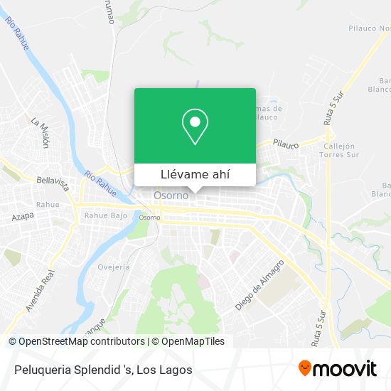 Mapa de Peluqueria Splendid 's