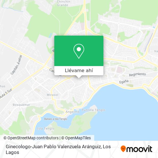 Mapa de Ginecologo-Juan Pablo Valenzuela Aránguiz