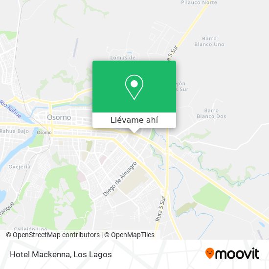 Mapa de Hotel Mackenna