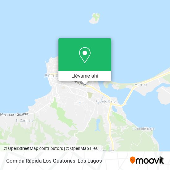 Mapa de Comida Rápida Los Guatones