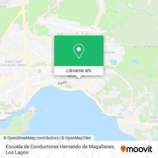Mapa de Escuela de Conductores Hernando de Magallanes