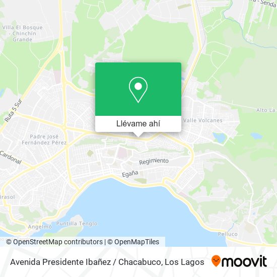 Mapa de Avenida Presidente Ibañez / Chacabuco