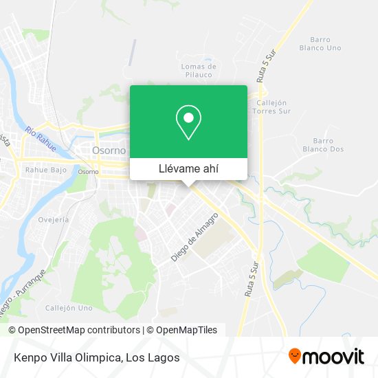 Mapa de Kenpo Villa Olimpica