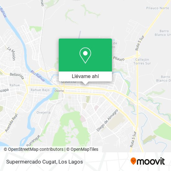 Mapa de Supermercado Cugat