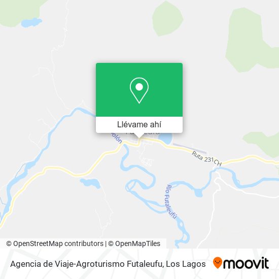 Mapa de Agencia de Viaje-Agroturismo Futaleufu