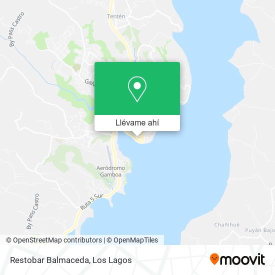 Mapa de Restobar Balmaceda