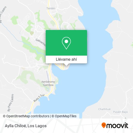 Mapa de Aylla Chiloé