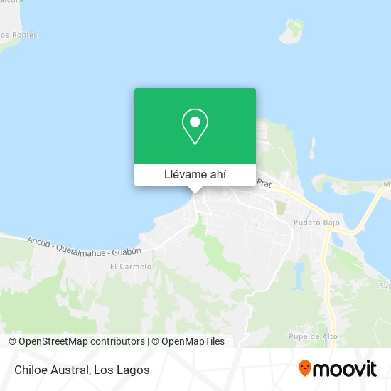 Mapa de Chiloe Austral