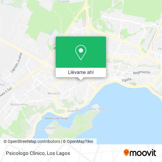 Mapa de Psicologo Clinico