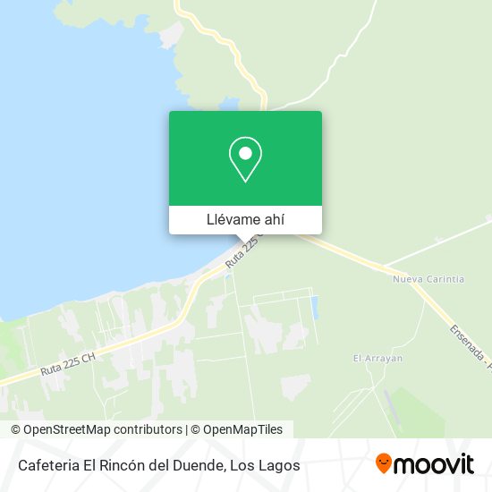 Mapa de Cafeteria El Rincón del Duende