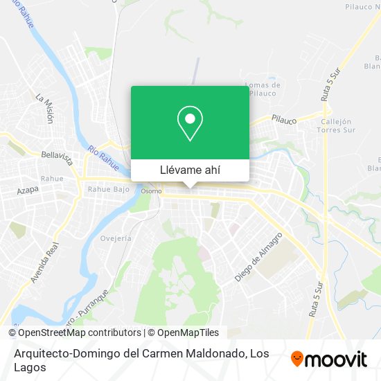Mapa de Arquitecto-Domingo del Carmen Maldonado