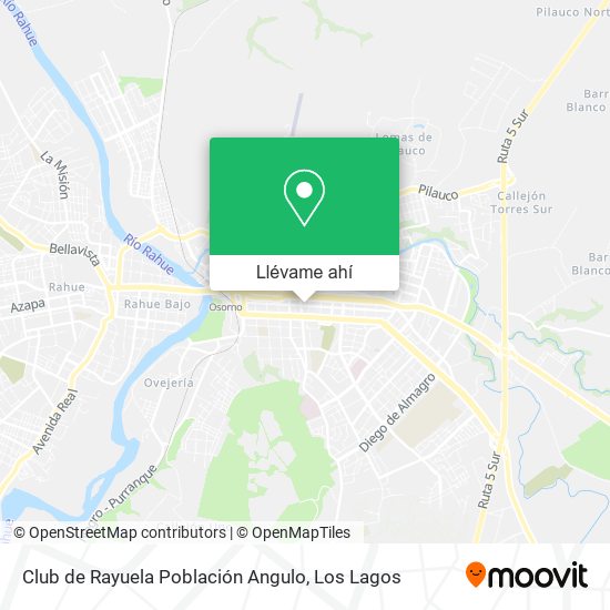 Mapa de Club de Rayuela Población Angulo