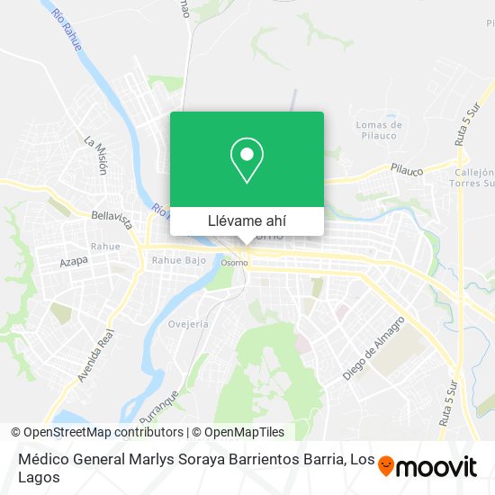 Mapa de Médico General Marlys Soraya Barrientos Barria