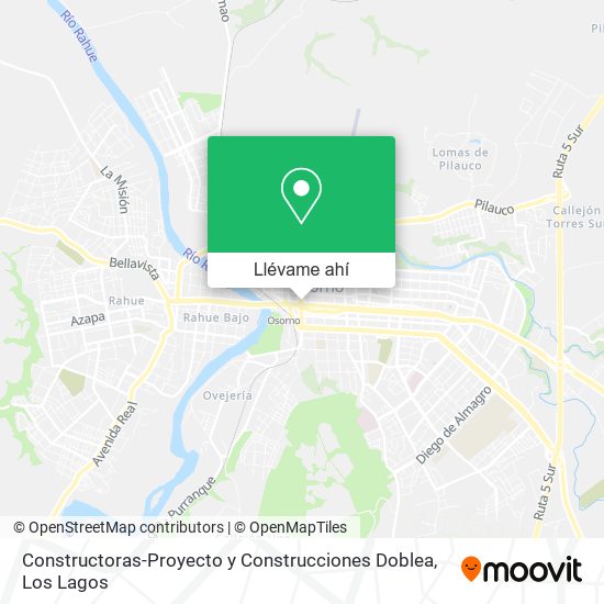 Mapa de Constructoras-Proyecto y Construcciones Doblea