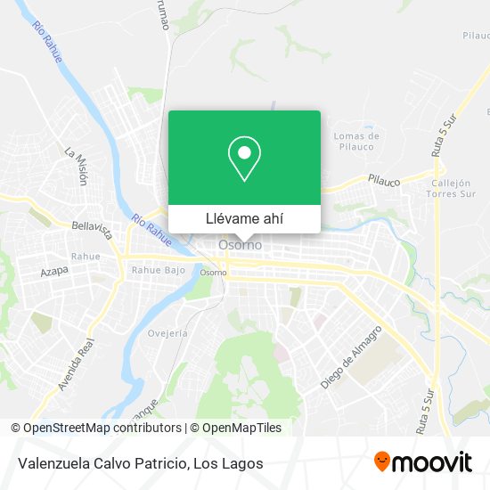 Mapa de Valenzuela Calvo Patricio
