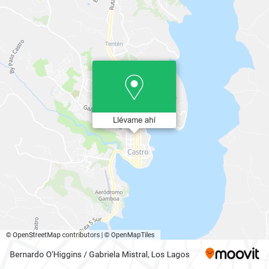 Mapa de Bernardo O'Higgins / Gabriela Mistral