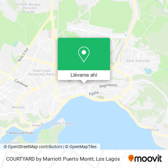 Mapa de COURTYARD by Marriott Puerto Montt