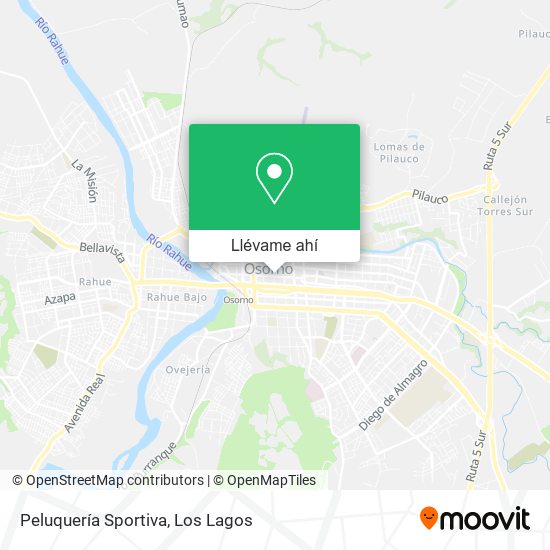 Mapa de Peluquería Sportiva