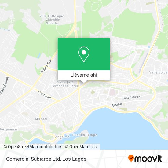 Mapa de Comercial Subiarbe Ltd